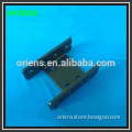 U Type Black Anodized Aluminium Brackets with Drilling